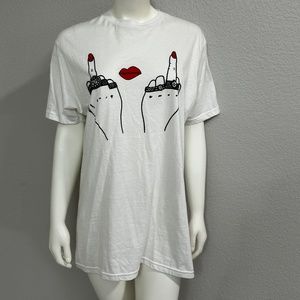 NWT Fashion Nova Flipping the Bird T-Shirt